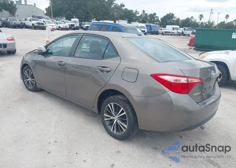 2017 Toyota Corolla Le from USA, damaged, VIN 2T1BURHE2HC831437